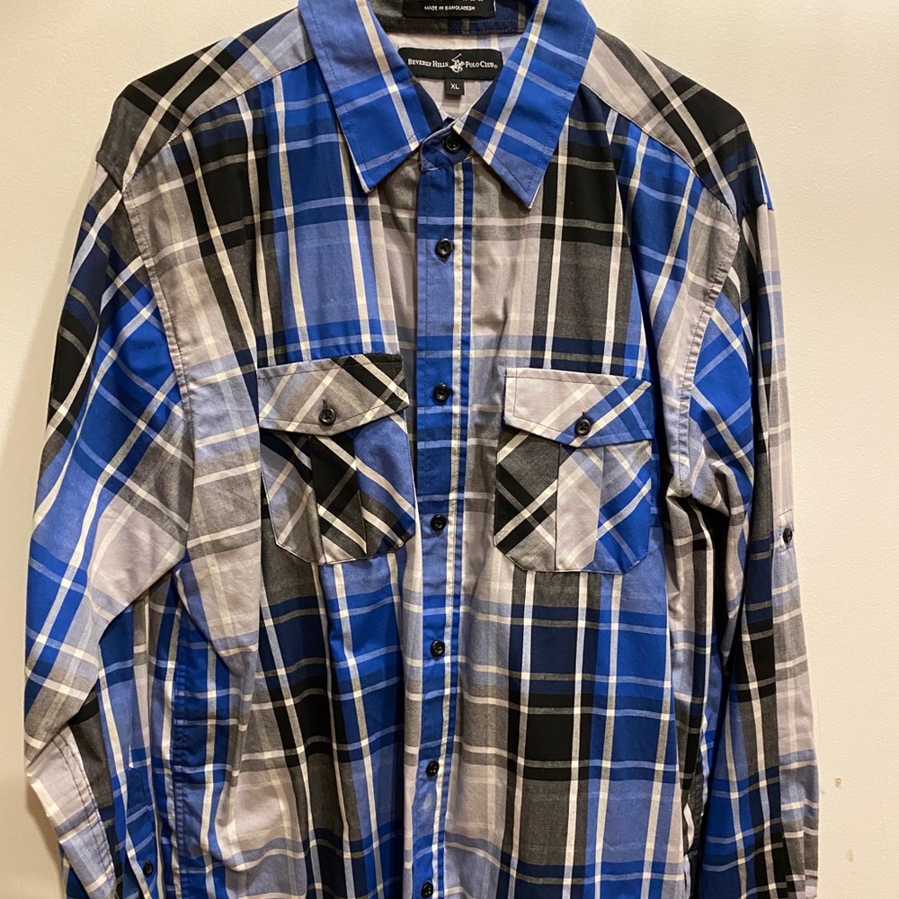 XL Beverly Hills Polo Club long sleeve button up